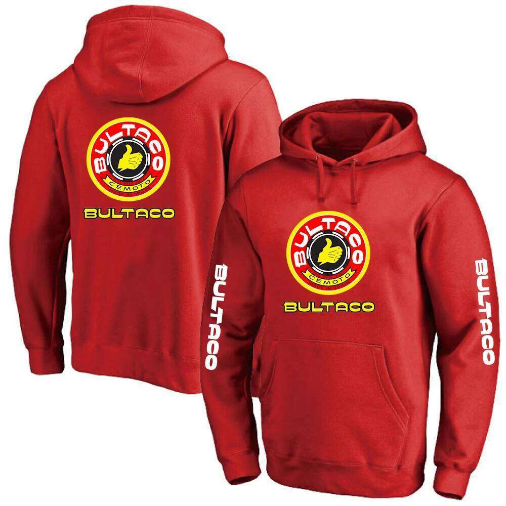 Bultaco Cemoto Motorcycles Men Spring And Autumn Solid Color Pullover Hoodie Fashion Printed Comfortable Hooded Simplicity Tops Z260314