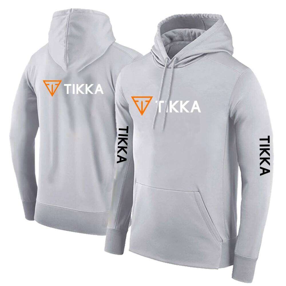 Tikka By Sako Finland Firearms Logo 2022 Men's New Solid Color Fashion Hip Hop Sweatshirt Pullover Printing Casual Hoodies Tops Z260314