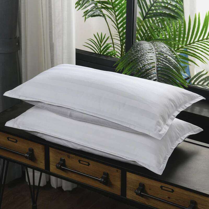 3Pcs Hotel Collection Vertical stripes White Duvet Cover+2pcs Pillowcases Premium 600TC Cotton Bedding set Twin Full Queen King H260312 - view 6