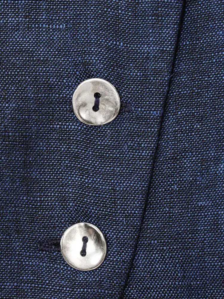 TFAFXY Womens Summer Office Lady Chic Suit Solid O-Neck Vest Straight Loose Button Pants Fashion Autumn Causal Set M260313