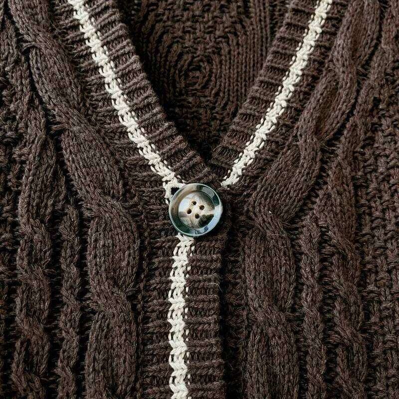 Folklore Style Fabric Cardigans with Stars Embroidered Female Autumn Winter Knitted Cardigan Women Warm Soft Loose Sweaters Tops Z260314