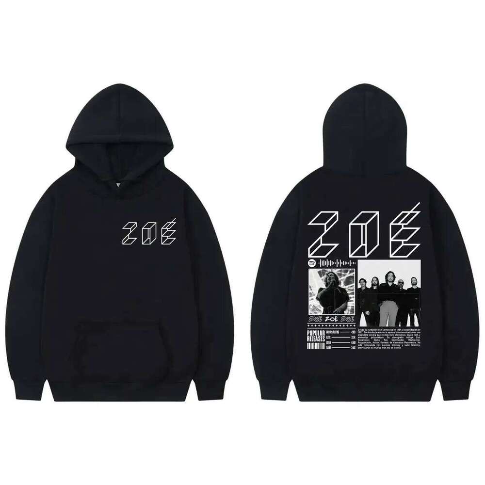 Zo Rock Band 2025 Tour Graphic Hoodie, High-Quality Trendy Long-Sleeve Sweatshirt, Unisex Casual Regular Fit Pullover Hoodies Z260314