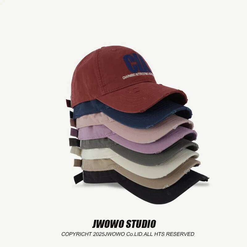 CIA Letter Embroidery Cap Men Women Spring Summer Cotton Unisex Baseball Snapback Hat Hip Hop Trucker Sun Shade Caps Z260313