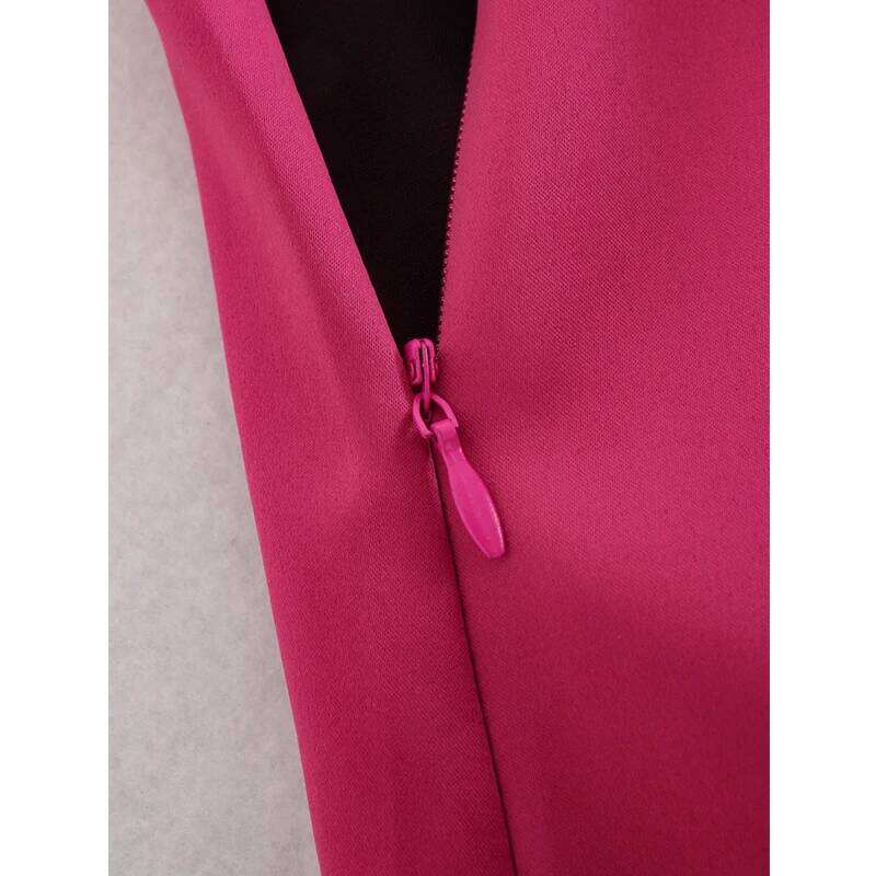 Women High Street Solid Color Side Zipper Sexy Mini Skirt Faldas Mujer Ladies Light Soft Casual Slim Chic Vestidos Z260314