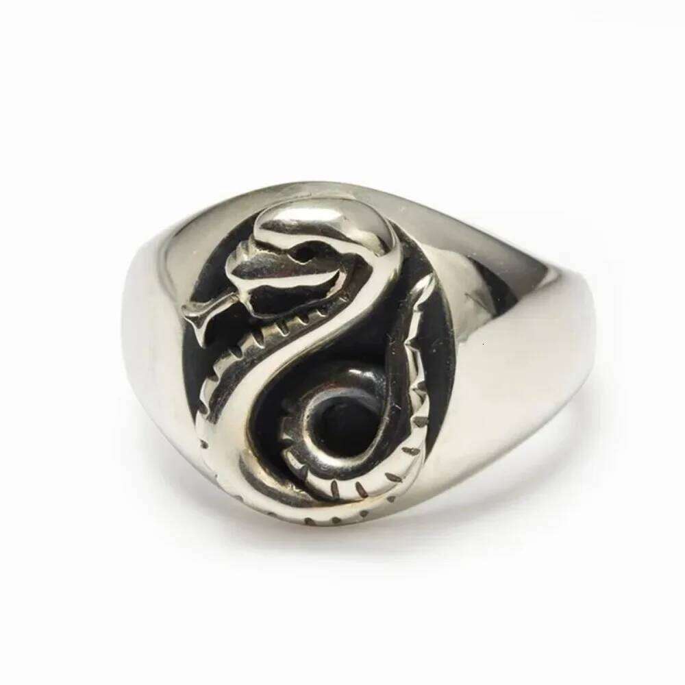 Fashion Wizards Wizarding School Family Badge Snake Slytherin Role Playing Ring Men and Women Creative TrendGiftJewelry H260312
