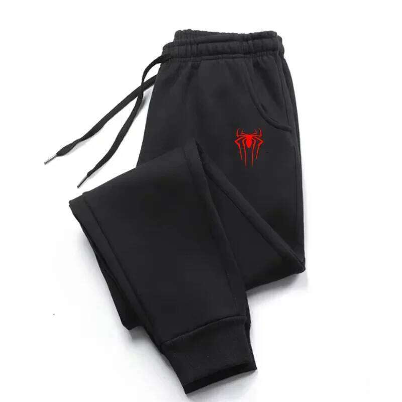 Men's printed autumn and winter new sports pants, running fitness fashionable casual pants Z260315