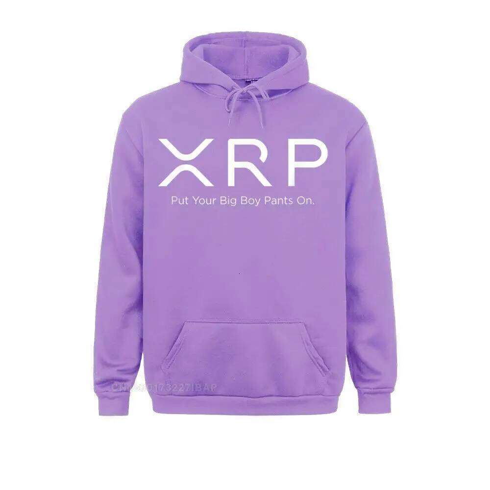 XRP Ripple Crypto Currency Funny Put Your Big Boy Pants On Birthday Sweatshirts Prevalent Hoodies Male Anime Clothes Z260314