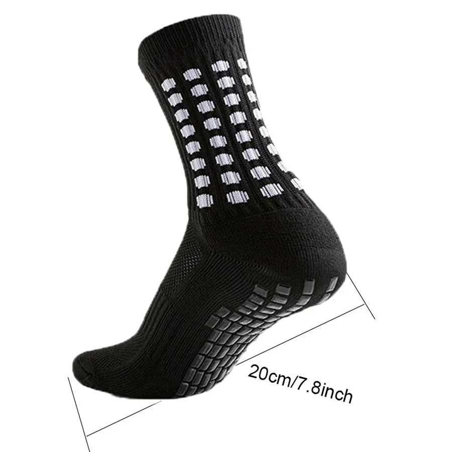 6Pairs Men Women Non Slip Grip Socks Tailored for Rugby Soccer Cycling with Shockproof and Odor Resistant Features D260313
