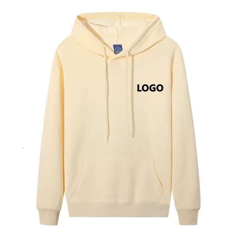 Customized 60% Cotton Hoodie Men Fashion Long Sleeve Sweatshirts Women Personality Printed Streetwear Hoody Pullovers Sudaderas 26Y0313