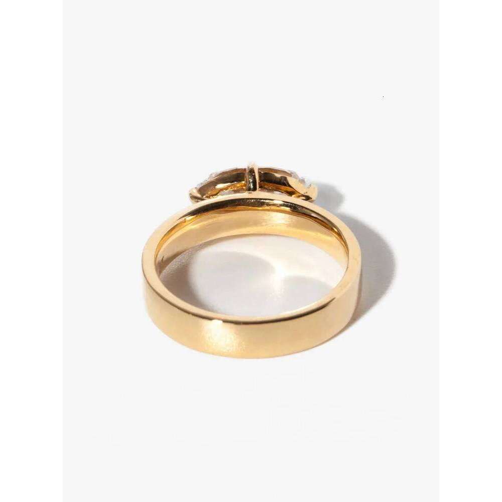 925 Sterling Silver Fashion Minimalism Marquise Zircon Ring For Women Engagement Wedding Party Luxury High Quality Fine Jewely H260312