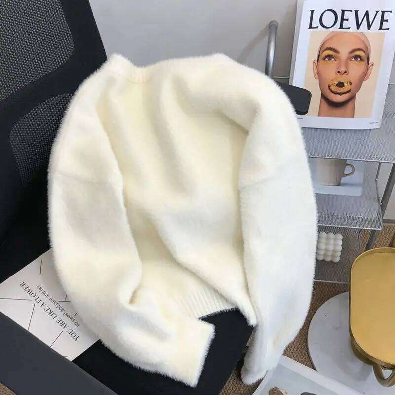 Fall Winter Warm Sweatpants Women Casual Fleece Lined Baggy Wide Leg Pants Korean Thicken High Waist Pleated Straight Pantalones Z260313