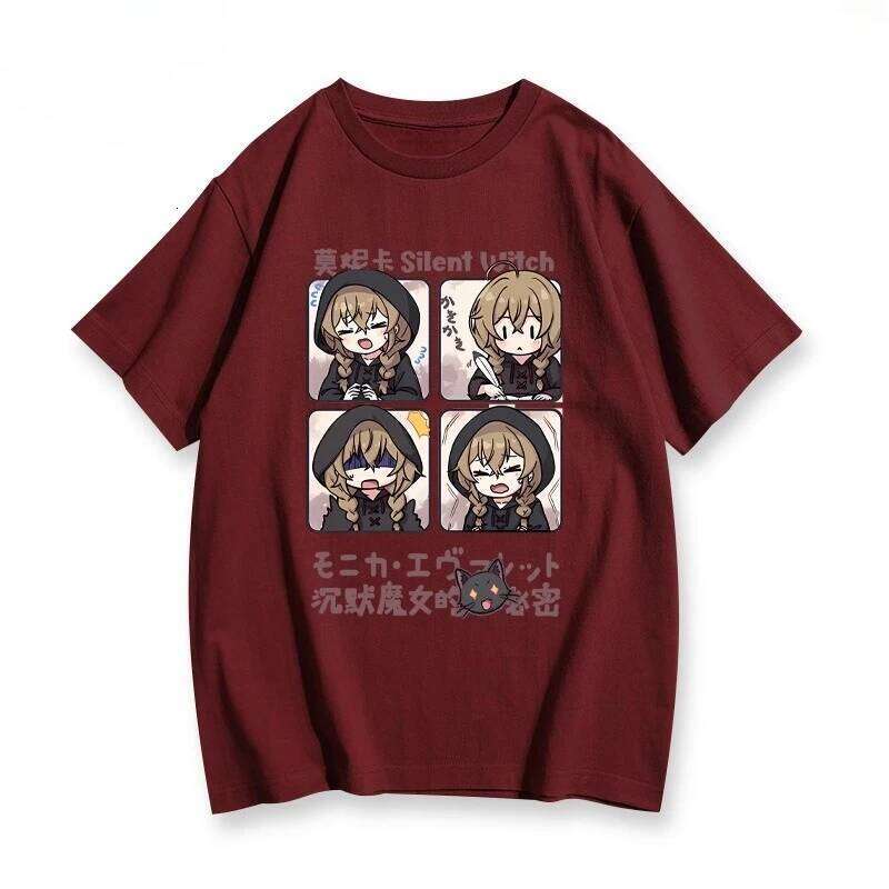 Secret of The Silent Witch Anime Shirt Shoujo Girl Camisa Cotton O-neck Kawaii Cute Style Printed Streetwear Harajuku Tee Z260314