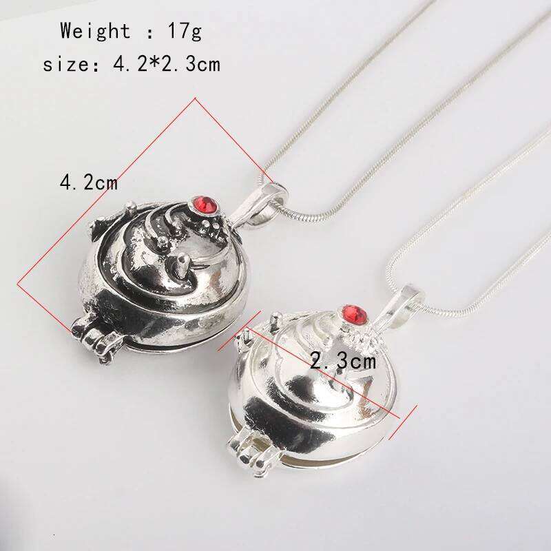Can Open Vampire Diaries Necklaces Elena Gilbert Opening Vervain Locket Pendant Necklace for Women Men Jewelry H260312