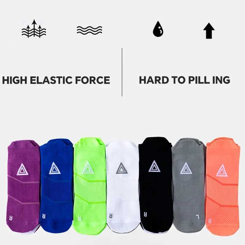 Running Nylon Short Socks for Women Men Four Season Drying Breathable Non Slip Marathon Cycling Sports Socks ONLY 1Pair D260313