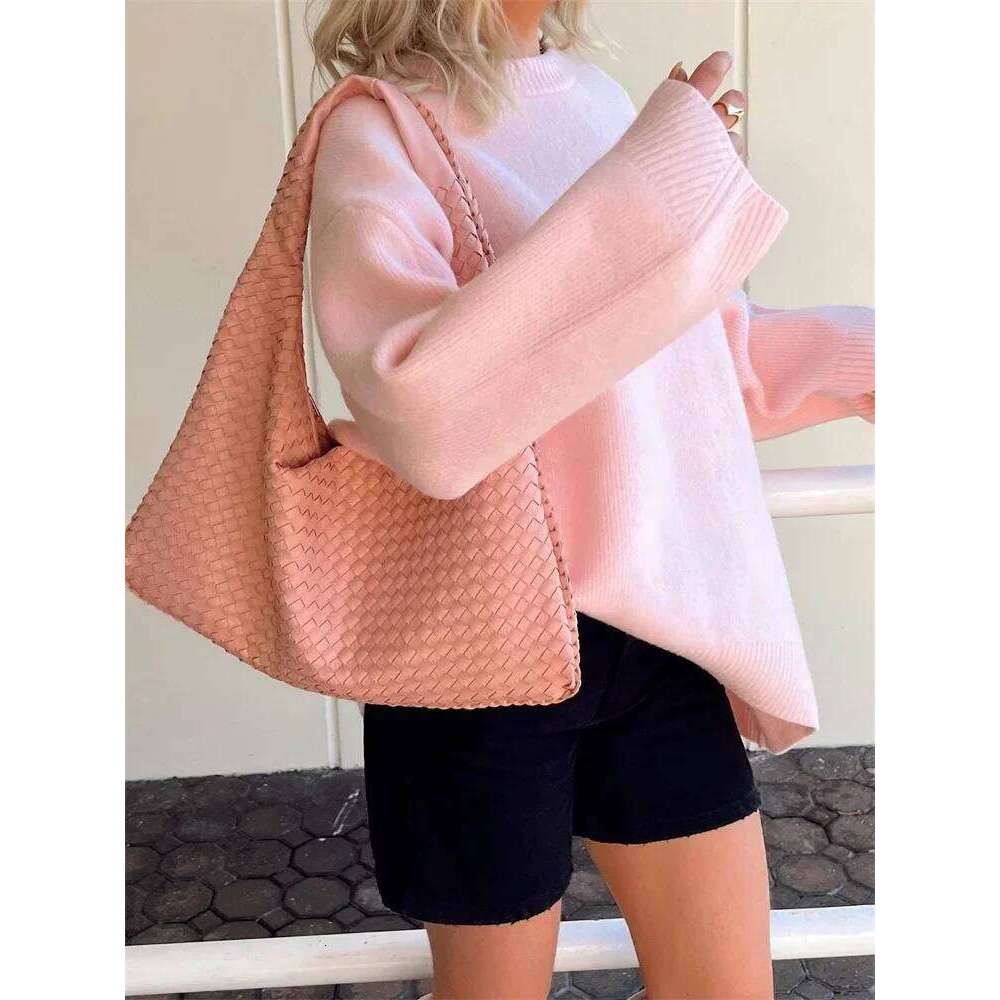 Tossy Pink Knitwear Sweater For Women Long Sleeve Fashion Loose Patchwork Cute Y2k Top Female Knit Elegant Pullover New Z260313