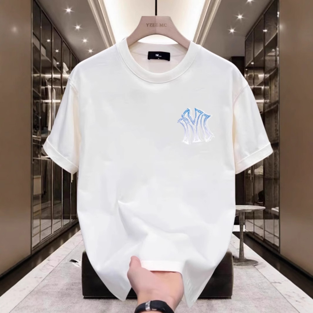 Designer Shirt Hip Hop Round Neck Top Elegance Refreshing Hipster Handsome Streetwear Y2k Mens Clothes Casual Short Sleeve Cotton