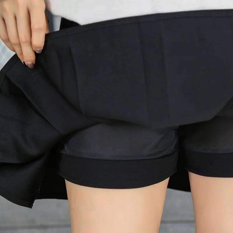 High Women's Skirts Striped Pleated Elastic Waist Female Sweet Dance Plaid Mini Korean Style Sexy Skirt Z260314