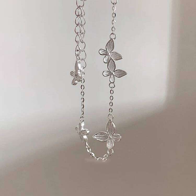 PONYKISS 925 Sterling Silver Cute Butterfly Charm Bracelets for Women Light Luxury Fine Jewelry Minimalist Insect Accessories Z260313