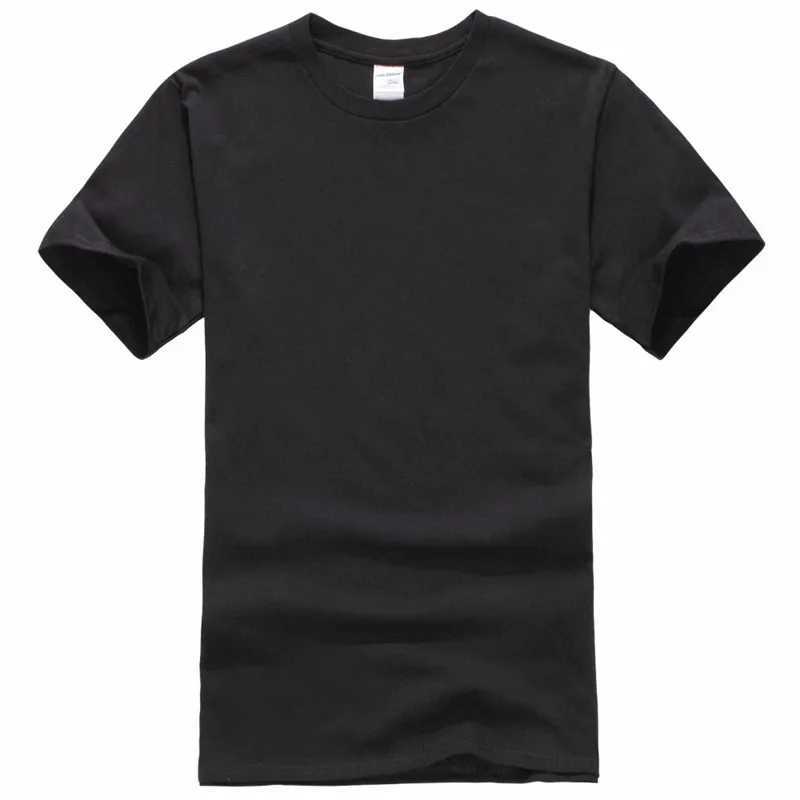 Summer 100 Cotton T Shirts Mens Casual Short Sleeve Solid Cotton Crew Neck Soft T-Shirts Basic Mens Loose Fit Tee Shirt Tops D260313