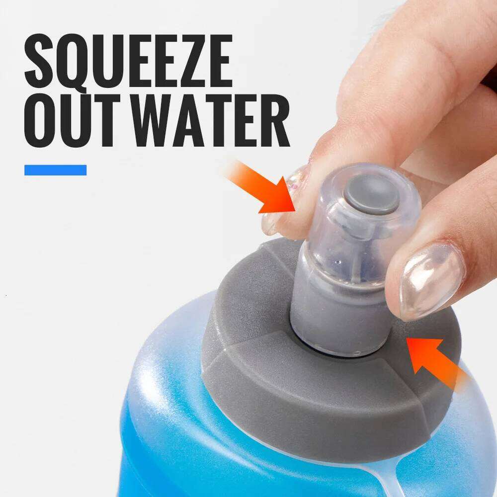 WRELS Soft Flask Folding Collapsible Bottle TPU BPA-Free for Running Hydration Bottles Water Bag Sports Flasks Z260313