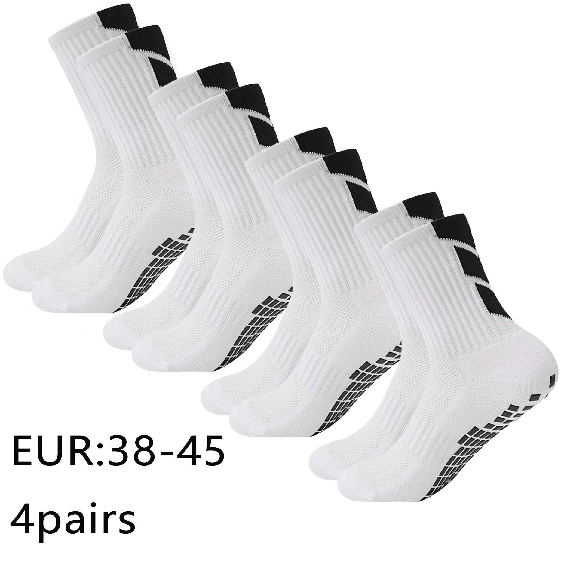 1/4/6/10pairs size38-45mid tubegluedfootball socksfor sports training andcompetition non slip and breathable socks basketball D260313