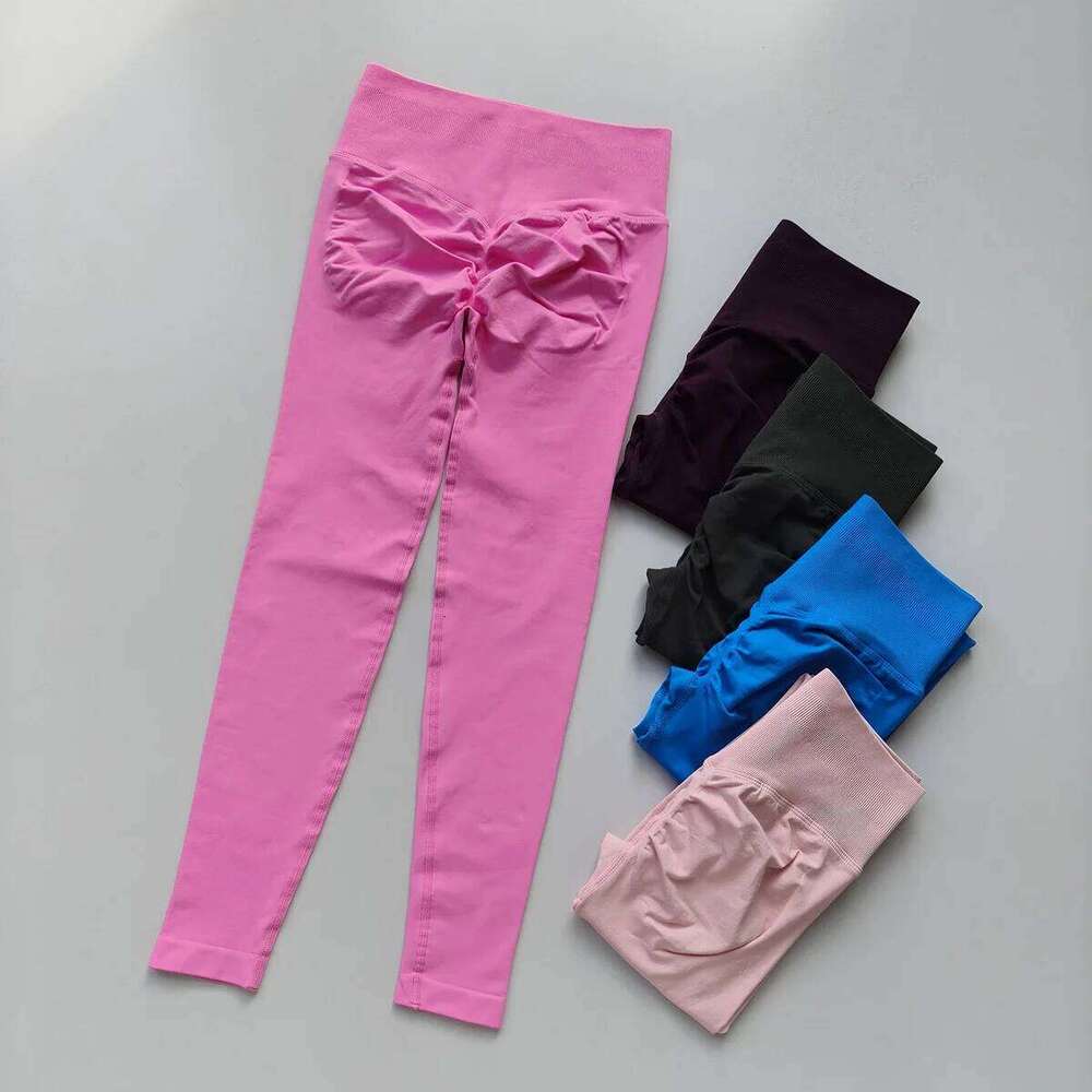 Women's Waist Seamless Yoga Leggings Push-Up Sport Tights High Elastic Fitness Running Pants Hip Lift Gym Pilates Wear 26Y0313