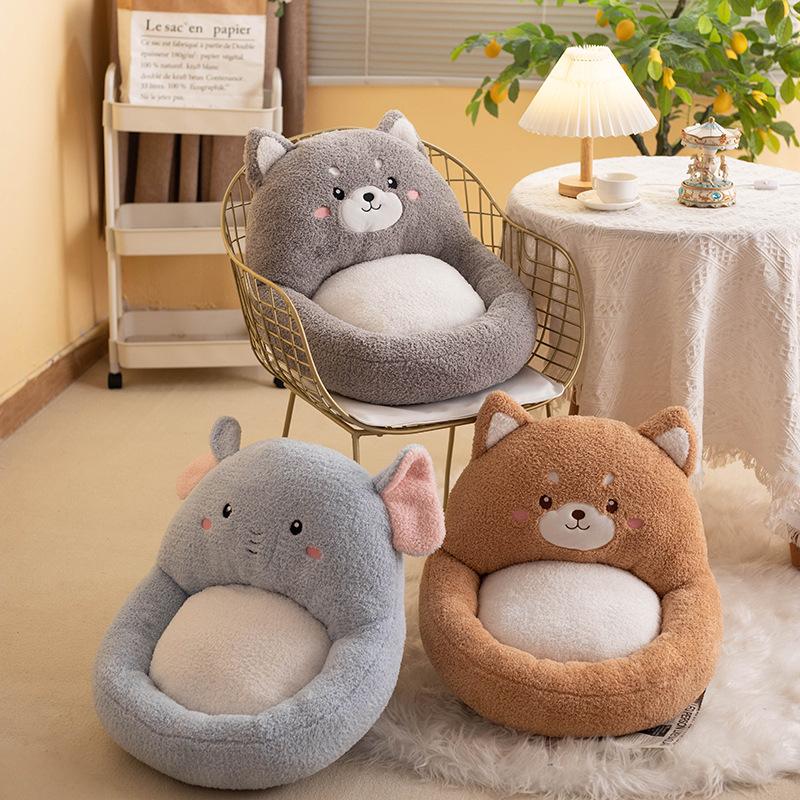 Capybara Plush Cushion Lazy Sofa Seat Cute Cartoon Pillow Chair