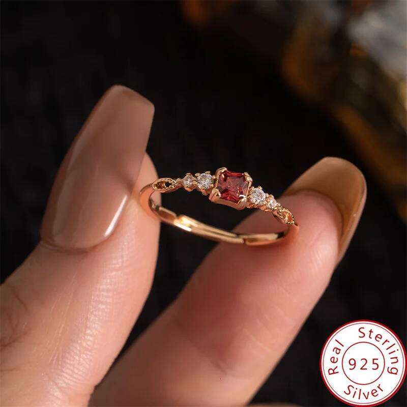 S925 sterling silver 18k Gold Plating cute elegant Inlaid zircon ladies ring light luxury daily wear party banquet Fine Jewelry H260312