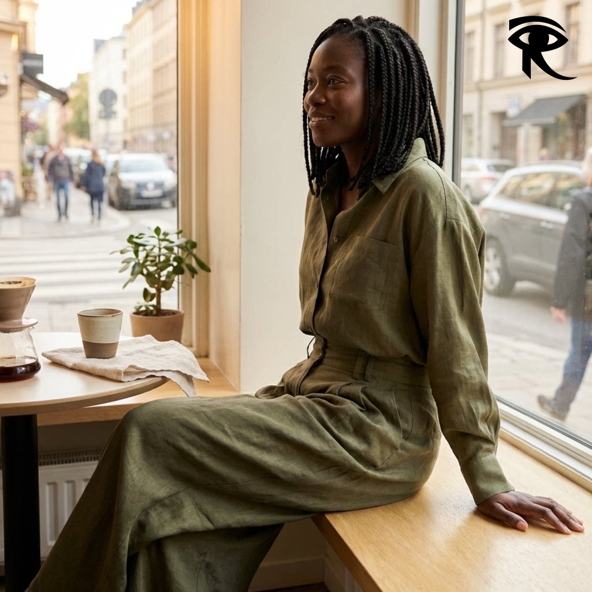 2026 New French Milan Fashion Women's Shirts and Trousers Two-piece Set Cardigan Long-Sleeved Shirt Loose Elegant Retro Women Two Piece Pants Des