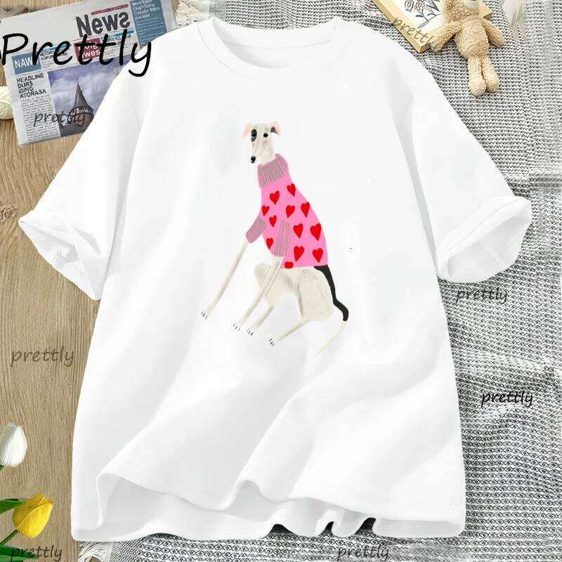 Funny Puppy T Shirt Men Women Cute Pet T-shirt Print High Quality Cotton Short Sleeve Tshirt Dog Love Tees Woman Clothing Z260314