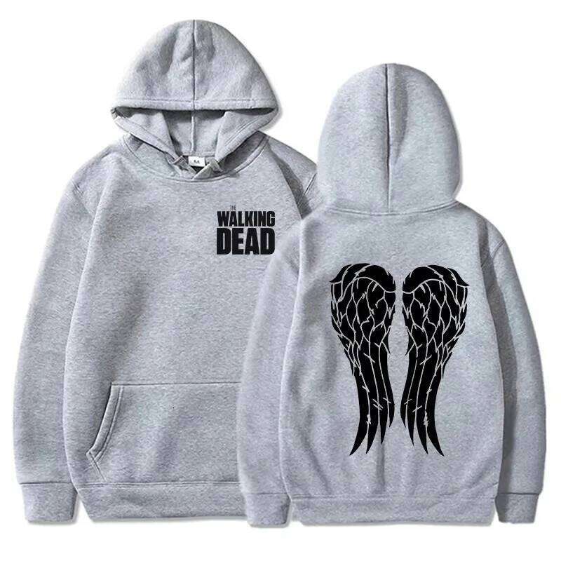 2025 New Fashionable Interesting Walking Dead Printed Crow Men's and Women's Casual Autumn/Winter Outdoor Sports Hoodie Z260314