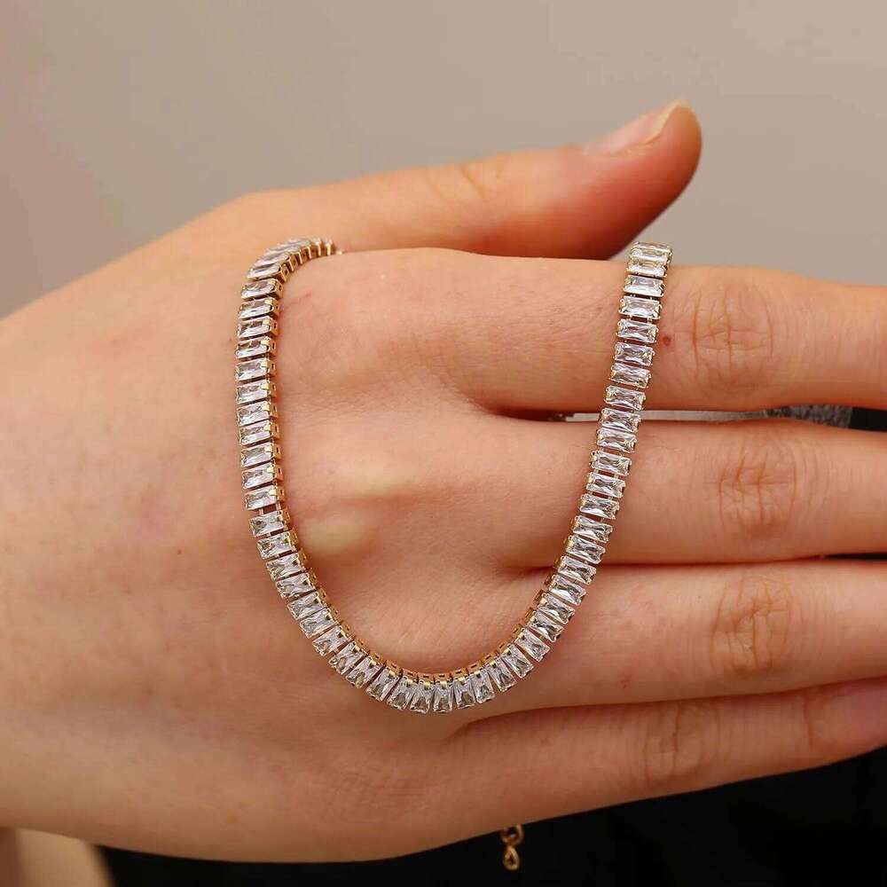 Cubic Zircon 14K Gold Plated Waterproof Layered Necklaces Non Tarnish Dainty Necklace Stack Jewelry for Women H260312