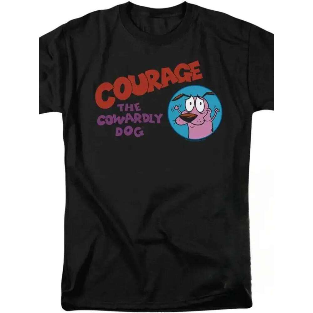 Classic Courage The Cowardly Dog Logo T Shirt Graphic T-shirt Lady Fashion Print Summer Cute 90s Women Short Sleeve Female Tee Z260314