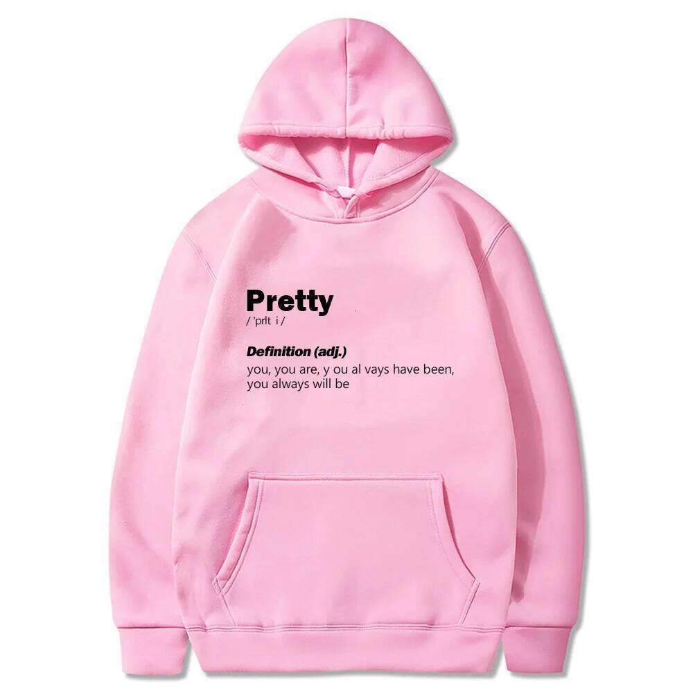 2026 Pretty Definition - Black Pullover JVKE Same as official website Hoodie Comfortable Gothic Clothes Long Sleeve Moletom Z260314