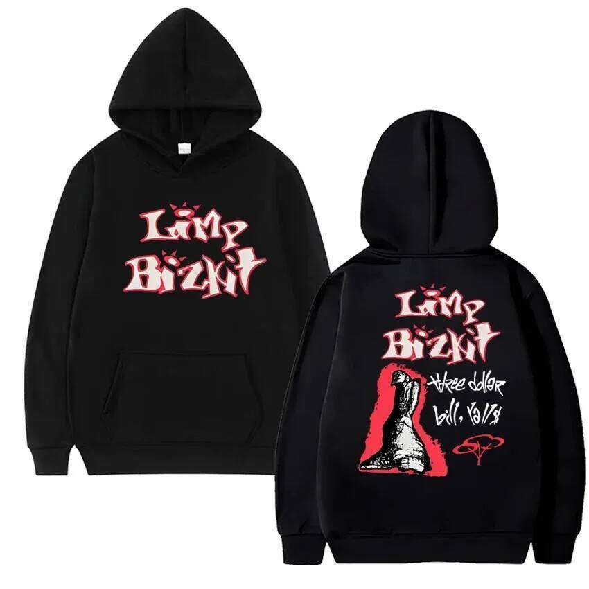 2026 New in Rock Band Limp Bizkit Vintage Double Sided Streetwear Oversized Fleece Print hot product Unisex Cotton soft Z260314