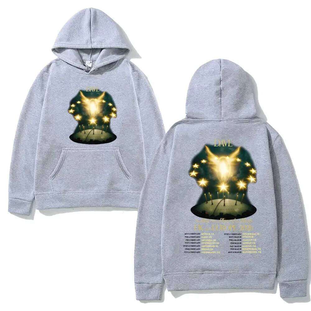 Dave The Boy Who Played the Harp new album tour 2026 Hoodie Graphic Sweatshirt Popular Men Women Fleece warm hoodies Classic Z260315