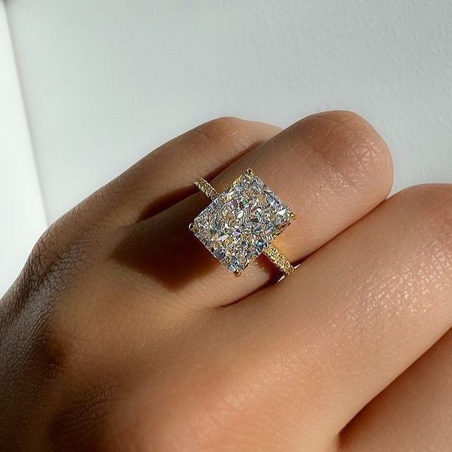 Diamond Ring Affordable Luxury For Women Designer Ice Cut Design Ultra Sparkling High End Exquisite Light Luxury Fashion Jewelry