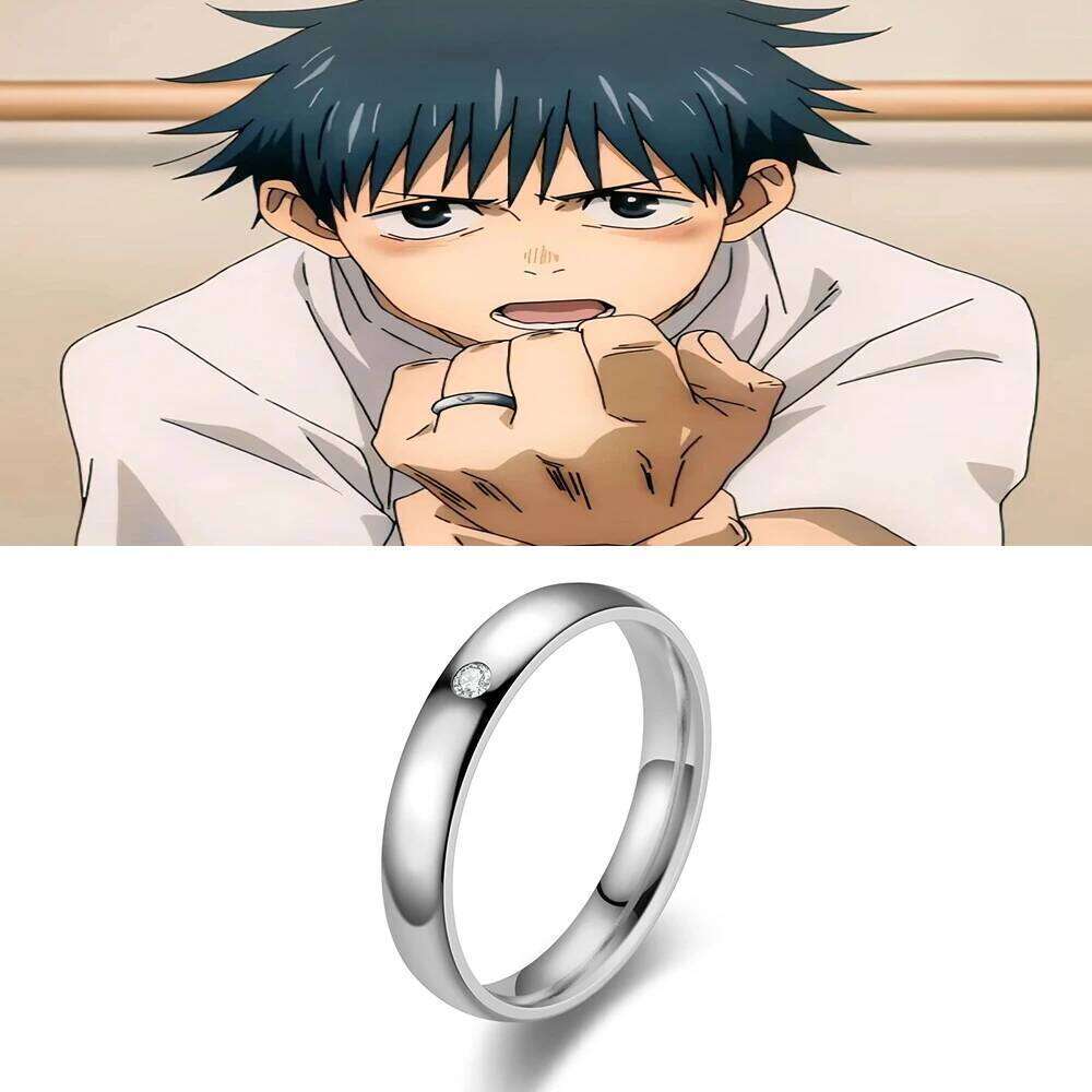 Anime Jujutsu Kaisen Rings Ryomen Sukuna Cosplay Stainless steel Unisex Ring Prop Jewelry Gift Accessories Wholesale H260312