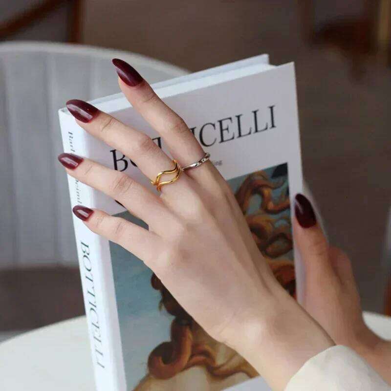 1PC 24k gold Plating Adjustable Open Hug for Women Romantic Opening Crystal Wedding Rings Unisex Jewelry H260312