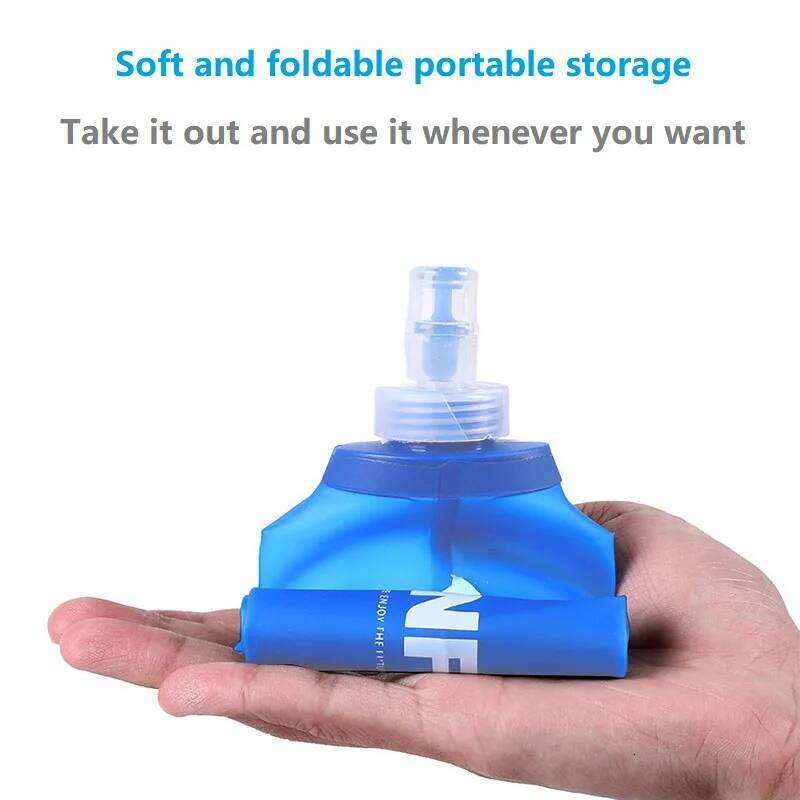 New 500ml Soft Flask Gourde Silicone Water Running Bottle YDSH02 Z260313