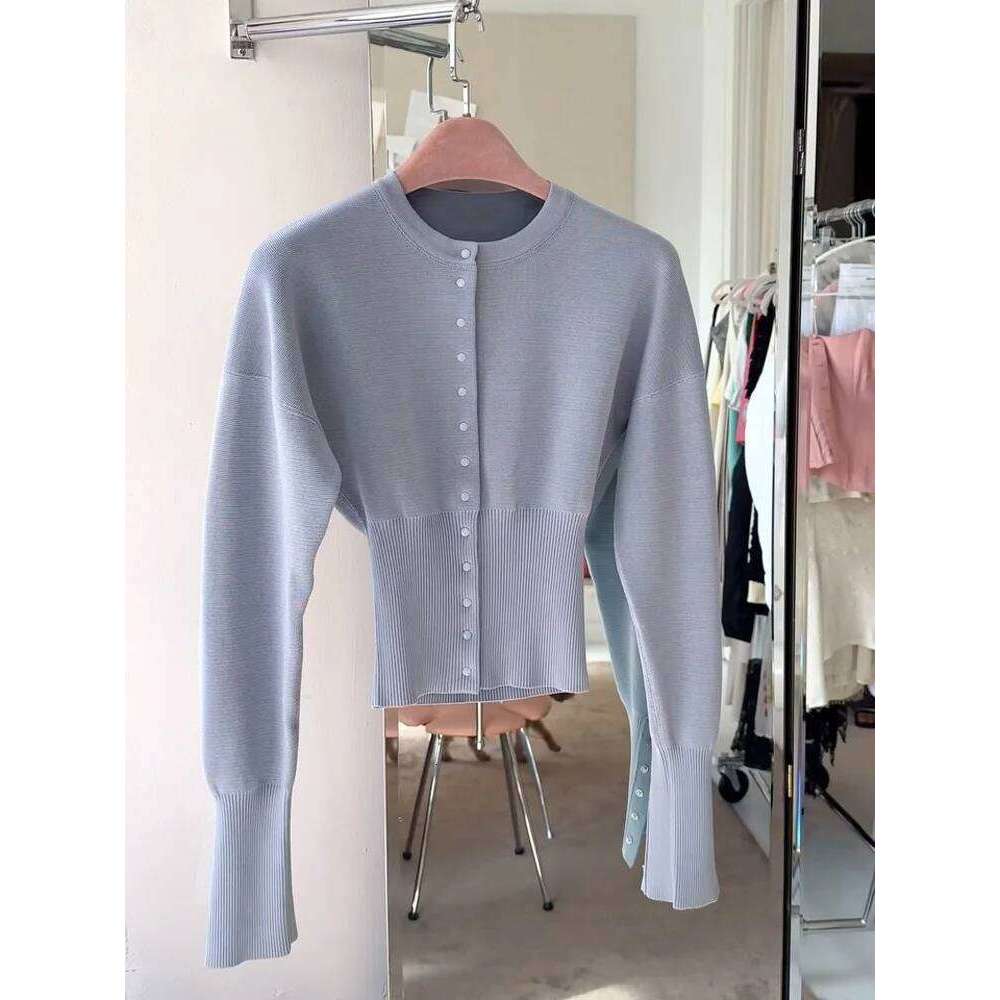 Tossy Autumn Fashion Knitwear Ribbed Patchwork Slim Casual Cropped Inner Top Women's Knit Cardigan Outwear Z260313