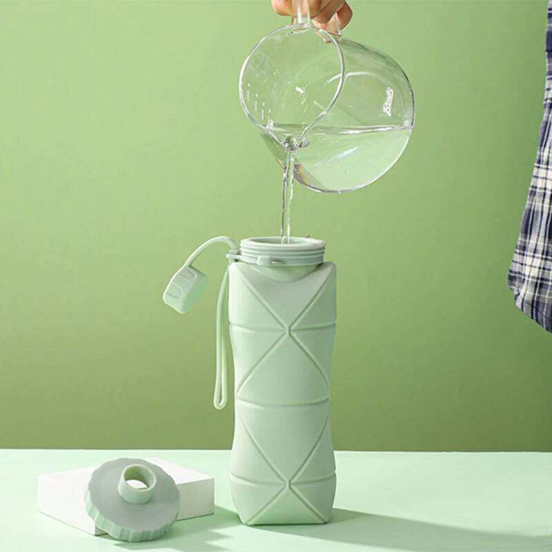 1Pcs Silicone Folding Portable Outdoor Sports Water Travel Coffee Anti Drop Car Gift Cup Z260313