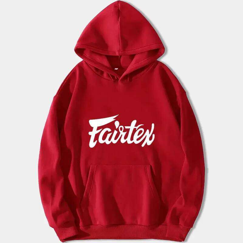 Fairtex Thailand Hoody Muay Thai Kickboxing Casual Sportswear Unisex Autumn Winter Loose Street Fashion Hipster Hooded Pullover Z260315