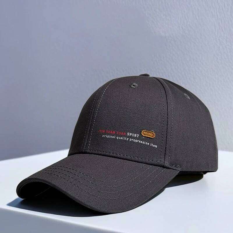 Oversized Head Men's Cotton Baseball Cap Spring Autumn Outdoor UV Protection Breathable Lightweight Casual Hat Z260313