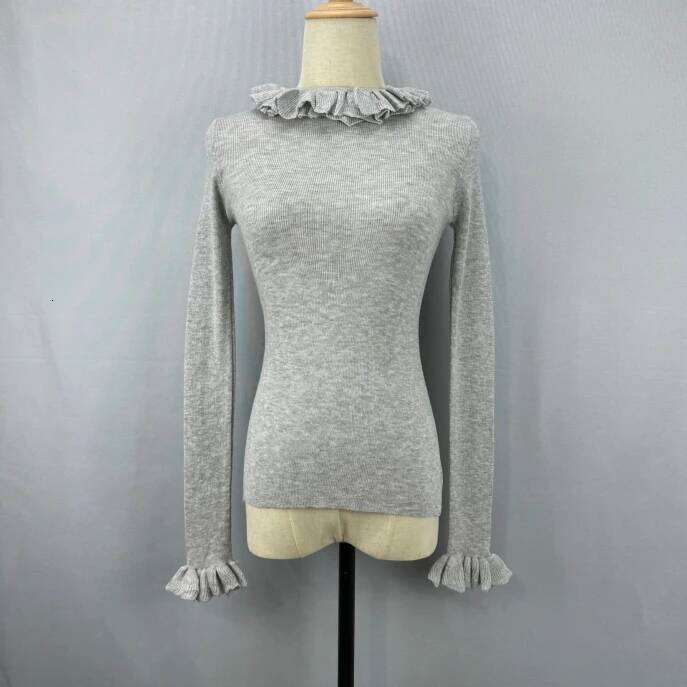 Solid Color New Simple Basic Women Casual Slim Fashion Street Woman Pullovers Apricot Blue Gray Knitted Top Female Z260314