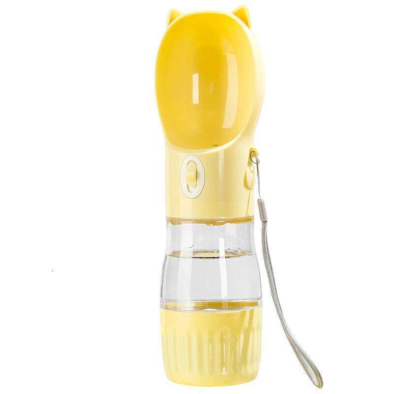 Pet Dog Bottle Food Feeder For Small Medium Dogs 2 In 1 Travel Puppy Cats Water Container Outdoor Yorkie Drinker Supplies 26W0313