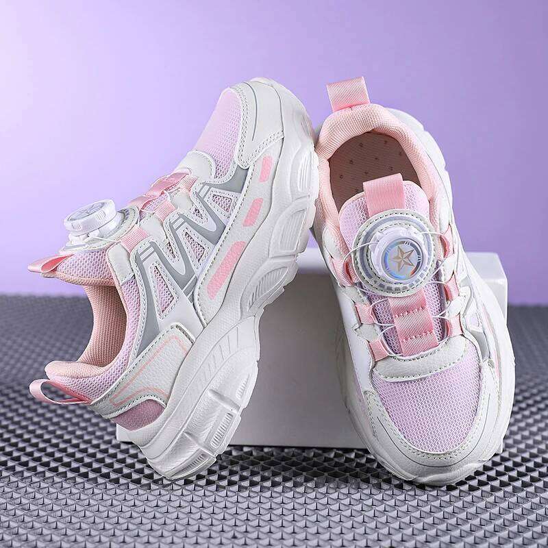 Hot Sell Children Size 28-39 Boys Fashion Sneakers Girls Sport Running Kids Breathable Casual Trainers Outdoor Shoes 26Y0313