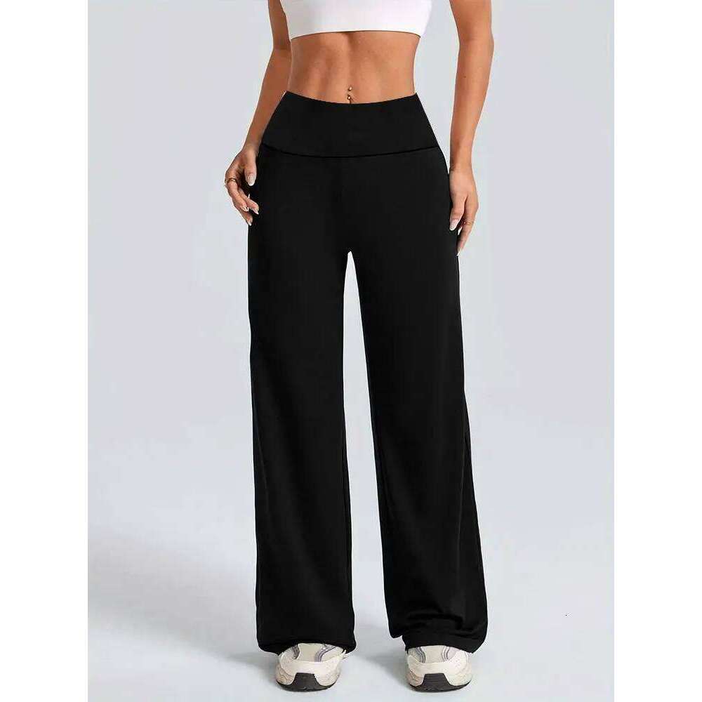 Straight Yoga Trousers Spring Autumn Casual Slimming Wide Leg Sports Long Pants For Tennis Fitness Enthusiasts Activewear