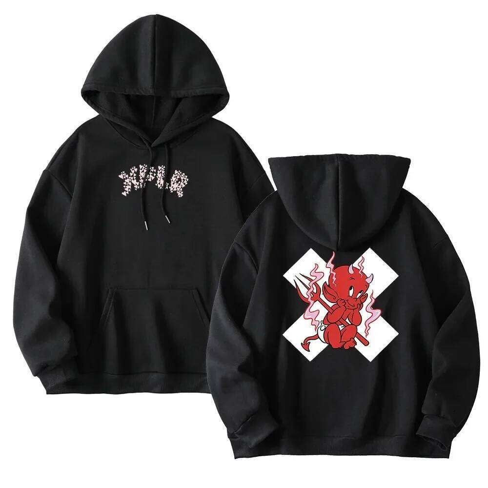 XPLR Sam and Colby Punk Pin Merch Hoodies Unisex Hooded Sweatshirt Casual Clothing Z260314