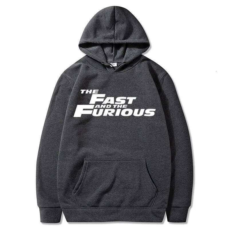 Fast and The Furious Letter Graphic Hoodie Sweatshirt Men Womnen Fashion Brand Design Pullover Men's Fleece Hoodies Z260314